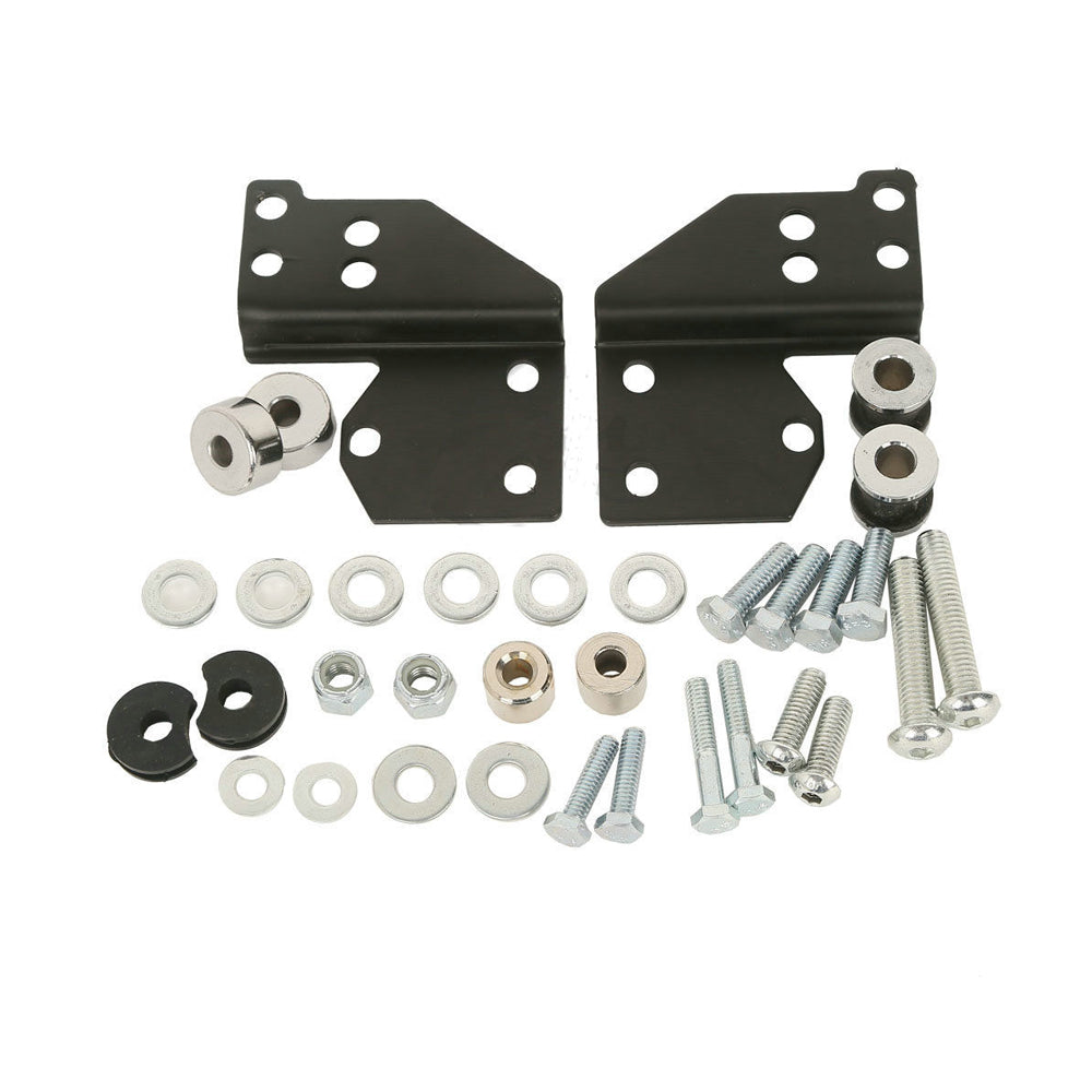 SCMOTO Front Rear Docking Hardware Kit For Harley 1997-2008 Touring Road  Glide Road Glide Street Glide Electra Glide CVO Ultra