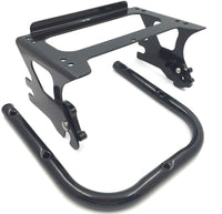 SCMOTO Detachable Two-up Tour Pak Pack Mounting Luggage Rack for Harley 1997-2008 Touring Road Glide Road Glide Street Glide Electra Glide