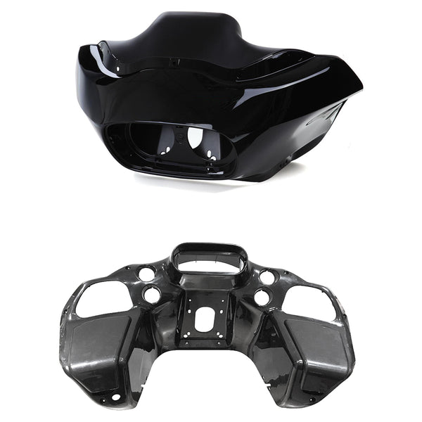 SCMOTO Front Rear Inner Outer Batwing Upper Fairing Cowl for Harley FLTR Road Glide