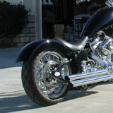 SCMOTO 13/11/9/7.5'' Strutless Rear Fender For Harley Softail Dyna Sportster Custom Bobber Chopper