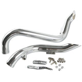 SCMOTO 1 3/4" Drag Y Pipes Exhaust For Harley Softail Dyna Sportster Touring