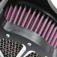 SCMOTO Chrome /Black CNC Air Filter Cleaner For Harley Touring Bagger Dresser Road Glide Road King Street Glide Electra Glide